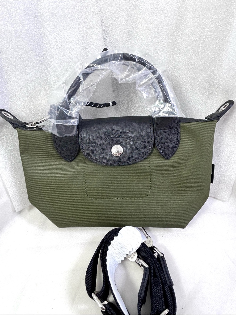 Longchamp Le Pliage Energy Xs Handbag. Green. - Picture 2 of 16